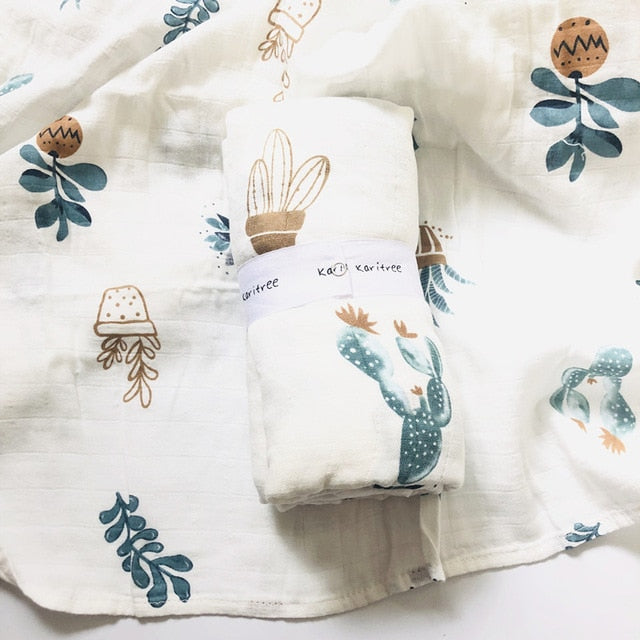 70% bamboo+ 30% cotton baby Swaddle Wraps Cotton Baby muslin Blankets Newborn 100% bamboo muslin quilt