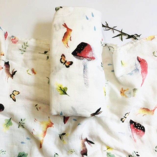 70% bamboo+ 30% cotton baby Swaddle Wraps Cotton Baby muslin Blankets Newborn 100% bamboo muslin quilt