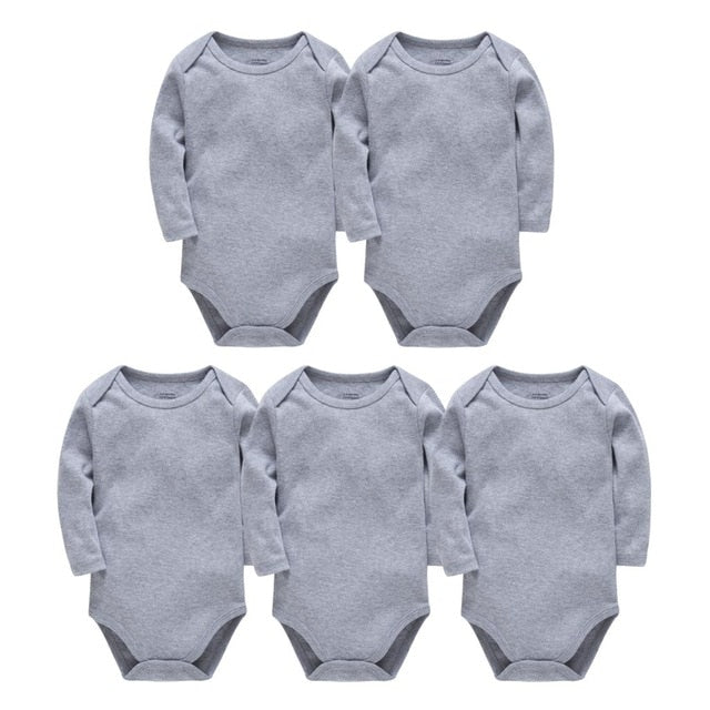 Baby Bodysuits Cotton Newborn Blank Long Sleeve 0-24 Months Boy White Body Bebes Blanco Roupa Menina Baby Girl Clothing Solid