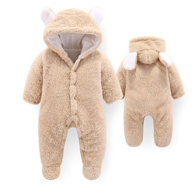 Orangemom official Newborn Baby Winter Clothes Infant Baby Girls clothes soft fleece Outwear Rompers new born -12m Boy Jumpsuit