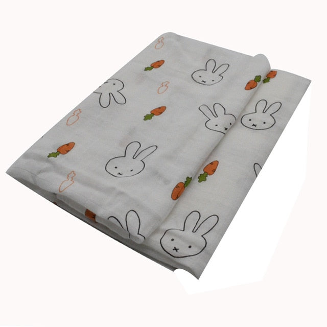 New Cotton Baby Blankets Newborn Soft Organic Cotton Baby Blanket Muslin Swaddle Wrap Feeding Burp Cloth Towel Scarf Baby Stuff