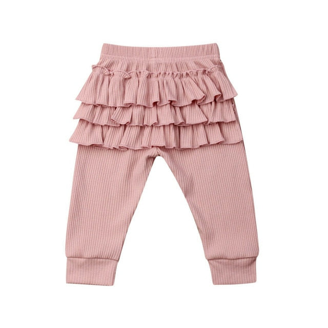 0-3Years Toddler Newborn Baby Kid Girls Pants Ruffles Princess Infant Baby Girls Bottom Girl Baby Costume 2019 New