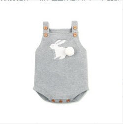 Baby Romper Set Infant Jumpsuit Overall Sleeveless Baby Boys Clothing Autumn Knitted Girls Baby Casual Clothes