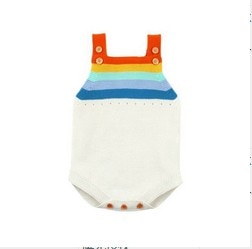 Baby Romper Set Infant Jumpsuit Overall Sleeveless Baby Boys Clothing Autumn Knitted Girls Baby Casual Clothes