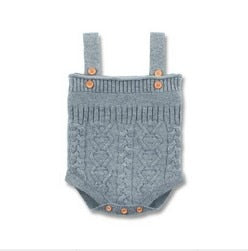 Baby Romper Set Infant Jumpsuit Overall Sleeveless Baby Boys Clothing Autumn Knitted Girls Baby Casual Clothes