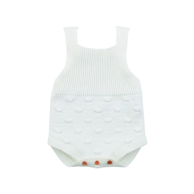 Baby Romper Set Infant Jumpsuit Overall Sleeveless Baby Boys Clothing Autumn Knitted Girls Baby Casual Clothes