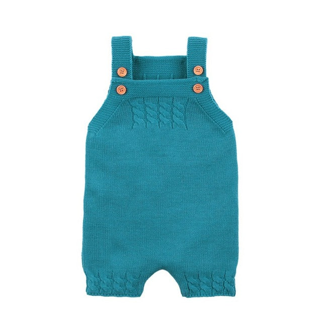 Baby Romper Set Infant Jumpsuit Overall Sleeveless Baby Boys Clothing Autumn Knitted Girls Baby Casual Clothes