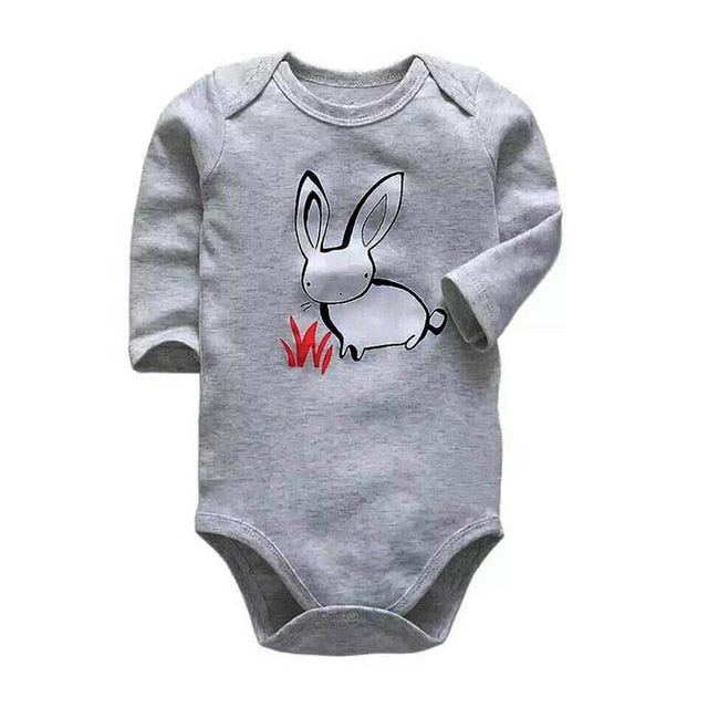 newborn bodysuit baby babies bebes clothes long sleeve cotton printing infant clothing 1pcs 0-24 Months