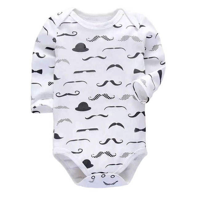 newborn bodysuit baby babies bebes clothes long sleeve cotton printing infant clothing 1pcs 0-24 Months