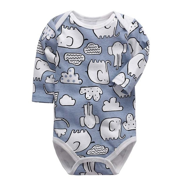 newborn bodysuit baby babies bebes clothes long sleeve cotton printing infant clothing 1pcs 0-24 Months