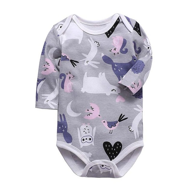 newborn bodysuit baby babies bebes clothes long sleeve cotton printing infant clothing 1pcs 0-24 Months