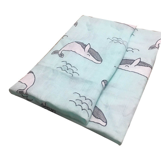 New Cotton Baby Blankets Newborn Soft Organic Cotton Baby Blanket Muslin Swaddle Wrap Feeding Burp Cloth Towel Scarf Baby Stuff