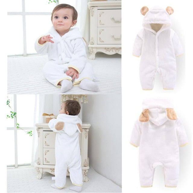 Orangemom official Newborn Baby Winter Clothes Infant Baby Girls clothes soft fleece Outwear Rompers new born -12m Boy Jumpsuit