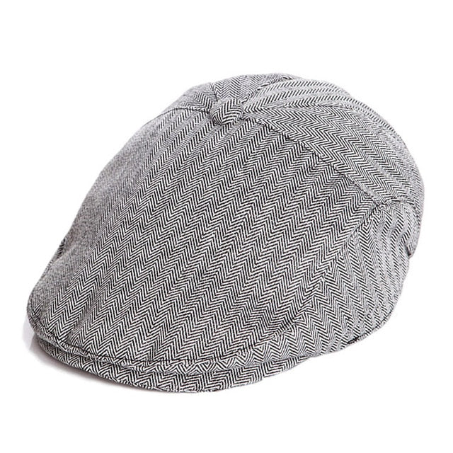 Fashion Baby Hat Handsome Cotton Linen Baby Boy Cap Beret Elastic Kids Hat Baby Accessories for 1-2 Years 3 Colors