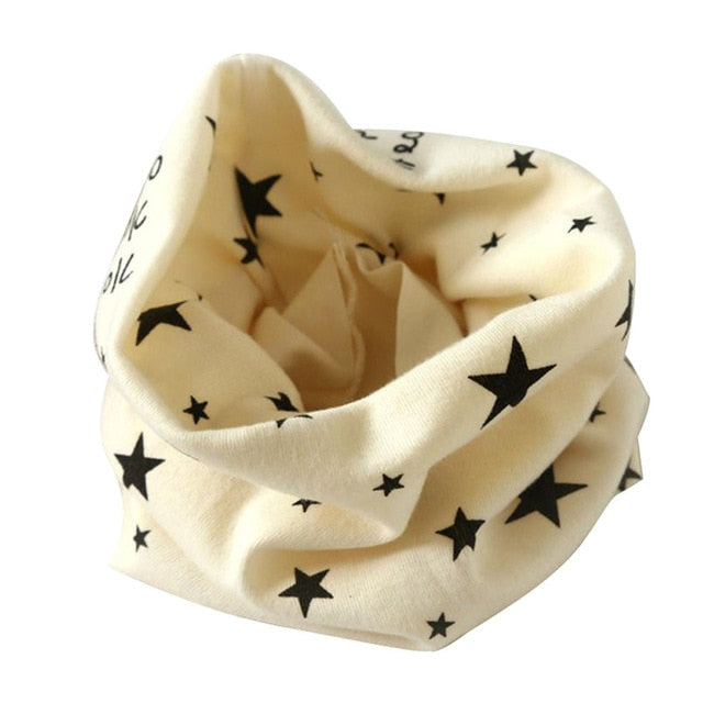 2019 cartoon Children Boys Girls Baby Wool Ring Scarf Cotton O Ring printed Scarf LIC Neck Scarves Shawl warm Winter Neckerchief