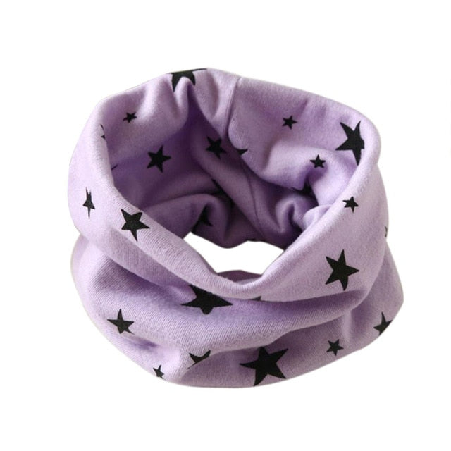 2019 cartoon Children Boys Girls Baby Wool Ring Scarf Cotton O Ring printed Scarf LIC Neck Scarves Shawl warm Winter Neckerchief