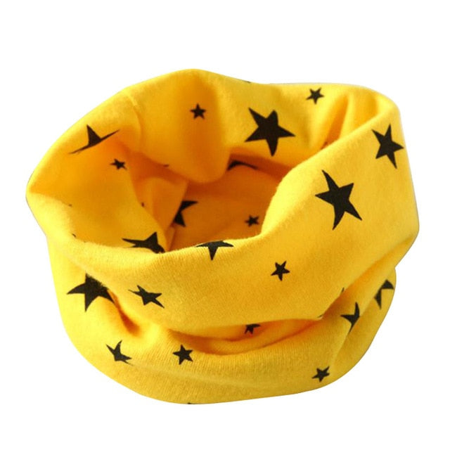 2019 cartoon Children Boys Girls Baby Wool Ring Scarf Cotton O Ring printed Scarf LIC Neck Scarves Shawl warm Winter Neckerchief