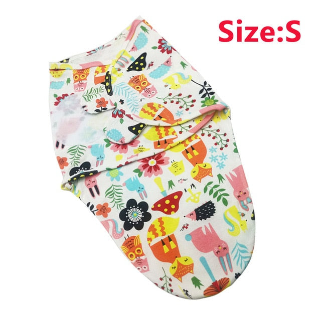 Babies Sleeping Bags Newborn Baby Cocoon Swaddle Wrap Envelope 100%Cotton 0-3 Months Baby Blanket Swaddling Wrap Sleepsack