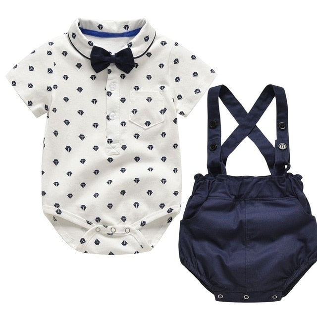 Newborn Baby Clothing Sets Summer Baby Boy Rompers Sets  Infant Boy T-shirts+Casual Shorts pants Outfits Sets Tracksuit