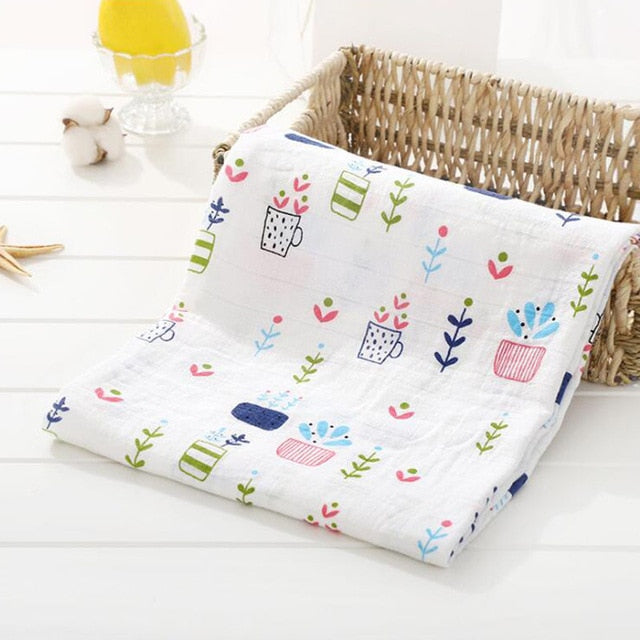 Muslin Baby Blankets Swaddles Newborn Photography Accessories Soft Swaddle Wrap Organic Cotton Baby Bedding Bath Towel Swaddle