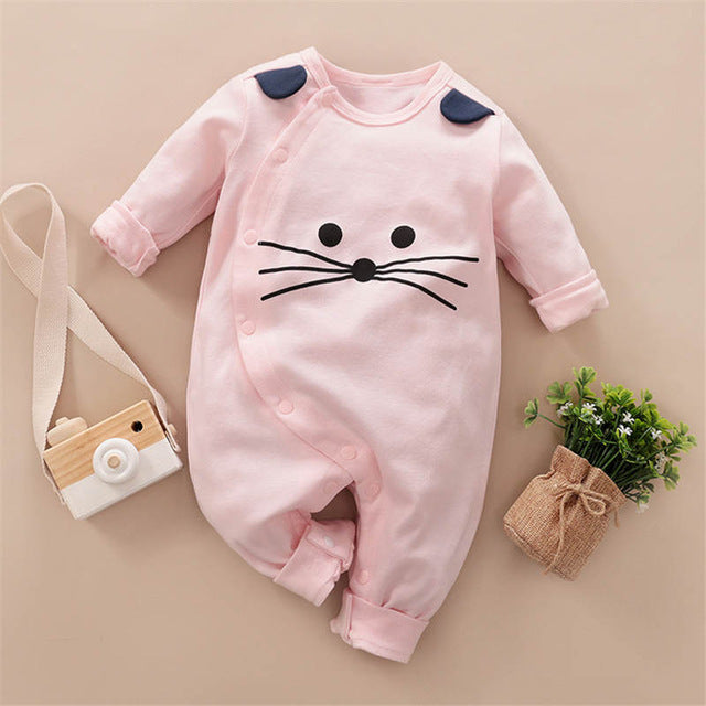 bunvel Baby Infant Rompers Patchwork Baby Girl Clothes White Necktie Baby Winter Clothes Boys Rompers Kids Costume For Girl 45