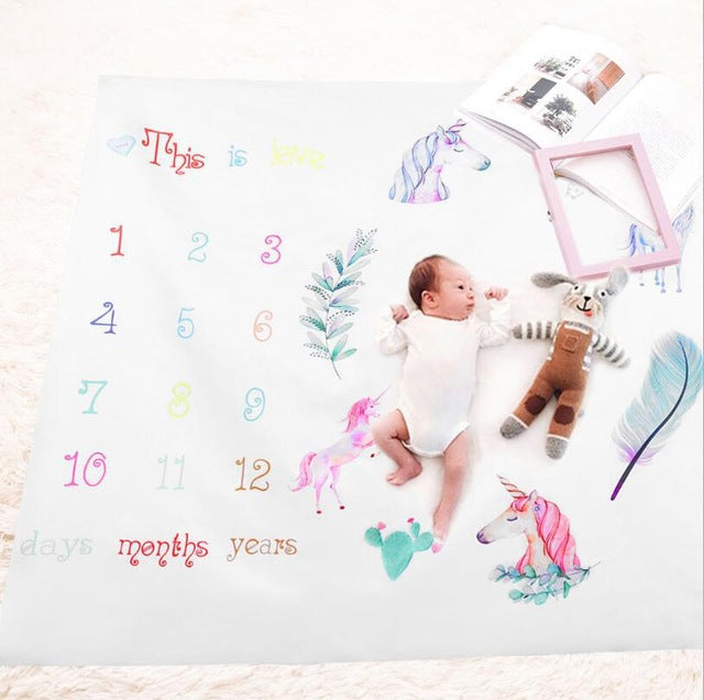 Baby Blanket Background Blanket Newborn Photography Props Infant Rug Baby Boy Girl Milestone Photo Props Photography Accessories