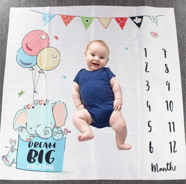 Baby Blanket Background Blanket Newborn Photography Props Infant Rug Baby Boy Girl Milestone Photo Props Photography Accessories