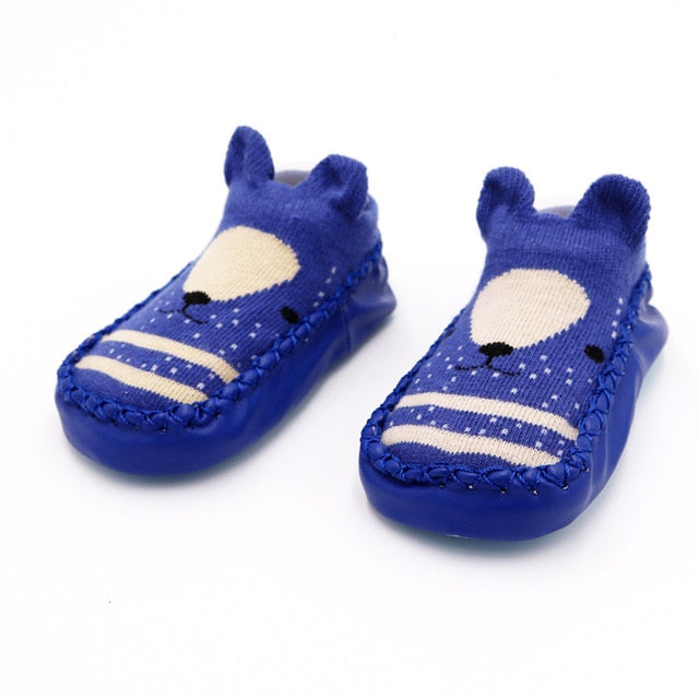 2019 Fashion Baby Socks With Rubber Soles Infant Sock Newborn Autumn Winter Children Floor Socks Shoes Anti Slip Soft Sole Sock