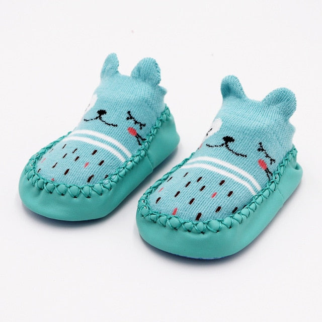 2019 Fashion Baby Socks With Rubber Soles Infant Sock Newborn Autumn Winter Children Floor Socks Shoes Anti Slip Soft Sole Sock