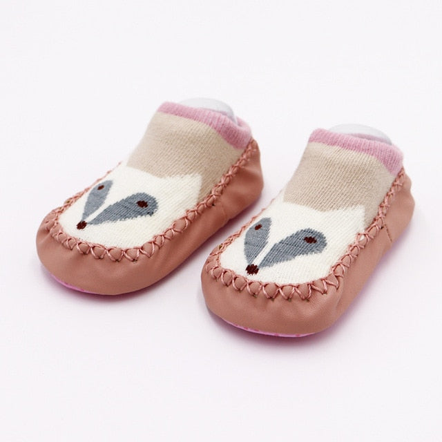 2019 Fashion Baby Socks With Rubber Soles Infant Sock Newborn Autumn Winter Children Floor Socks Shoes Anti Slip Soft Sole Sock