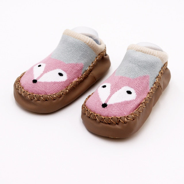 2019 Fashion Baby Socks With Rubber Soles Infant Sock Newborn Autumn Winter Children Floor Socks Shoes Anti Slip Soft Sole Sock