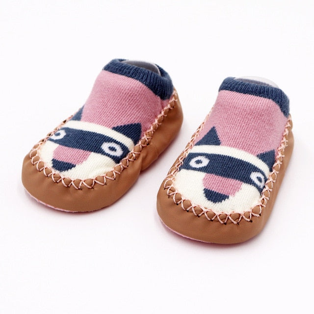 2019 Fashion Baby Socks With Rubber Soles Infant Sock Newborn Autumn Winter Children Floor Socks Shoes Anti Slip Soft Sole Sock