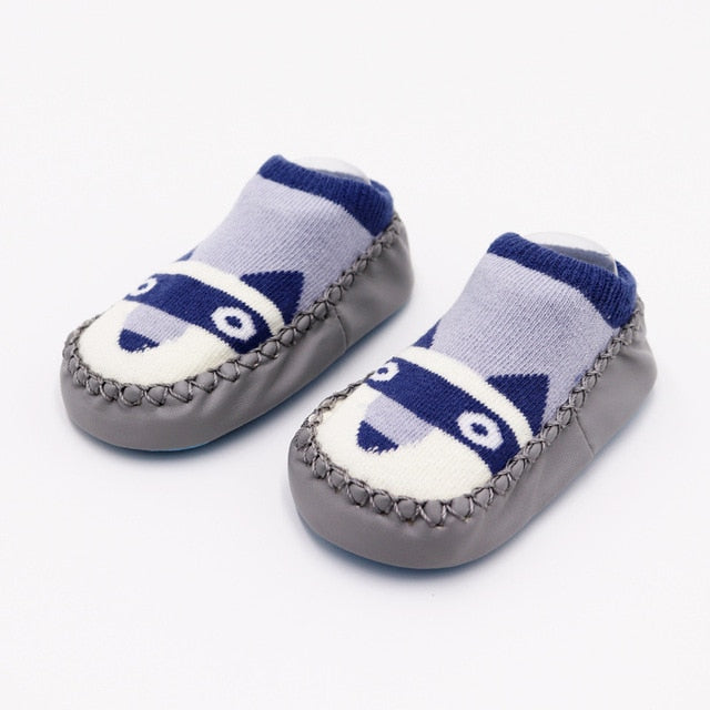 2019 Fashion Baby Socks With Rubber Soles Infant Sock Newborn Autumn Winter Children Floor Socks Shoes Anti Slip Soft Sole Sock