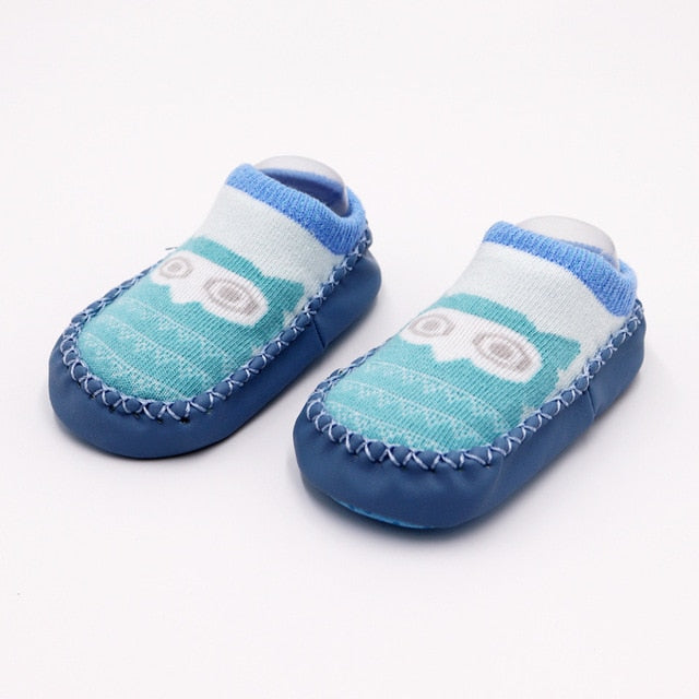 2019 Fashion Baby Socks With Rubber Soles Infant Sock Newborn Autumn Winter Children Floor Socks Shoes Anti Slip Soft Sole Sock