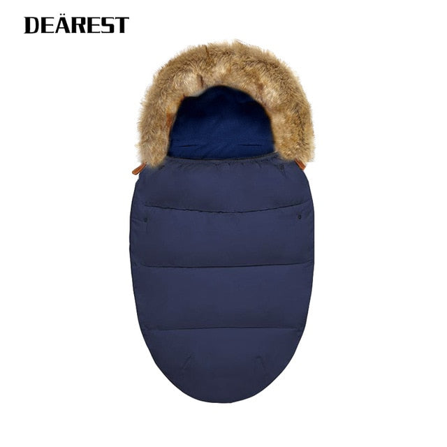 Baby Stroller Sleeping Bag Winter Warm Sleepsack Windproof For Infant Wheelchair Envelopes For Baby Footmuff Newborn Sleepsacks