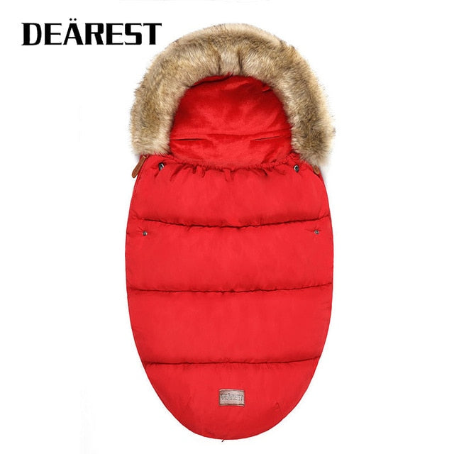 Baby Stroller Sleeping Bag Winter Warm Sleepsack Windproof For Infant Wheelchair Envelopes For Baby Footmuff Newborn Sleepsacks