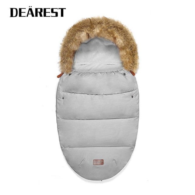 Baby Stroller Sleeping Bag Winter Warm Sleepsack Windproof For Infant Wheelchair Envelopes For Baby Footmuff Newborn Sleepsacks