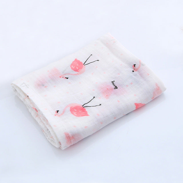 Muslin Wrap Newborn Baby Blankets Bath Gauze Baby Swaddles Soft Infant Wrap Sleepsack 100% Cotton Baby Stroller Cover Play Mat