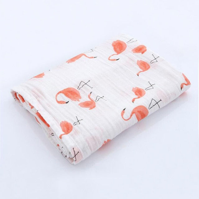 Muslin Wrap Newborn Baby Blankets Bath Gauze Baby Swaddles Soft Infant Wrap Sleepsack 100% Cotton Baby Stroller Cover Play Mat