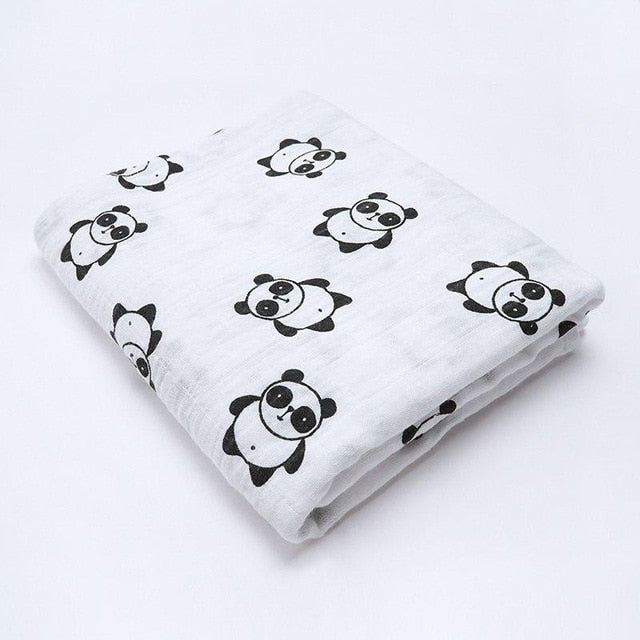 Muslin Wrap Newborn Baby Blankets Bath Gauze Baby Swaddles Soft Infant Wrap Sleepsack 100% Cotton Baby Stroller Cover Play Mat