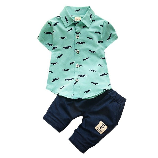 Newborn Baby Clothing Sets Summer Baby Boy Rompers Sets  Infant Boy T-shirts+Casual Shorts pants Outfits Sets Tracksuit