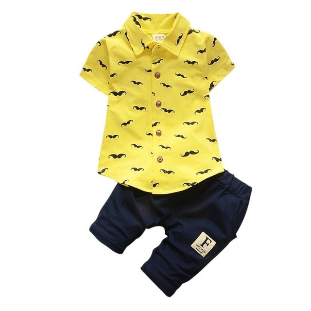 Newborn Baby Clothing Sets Summer Baby Boy Rompers Sets  Infant Boy T-shirts+Casual Shorts pants Outfits Sets Tracksuit