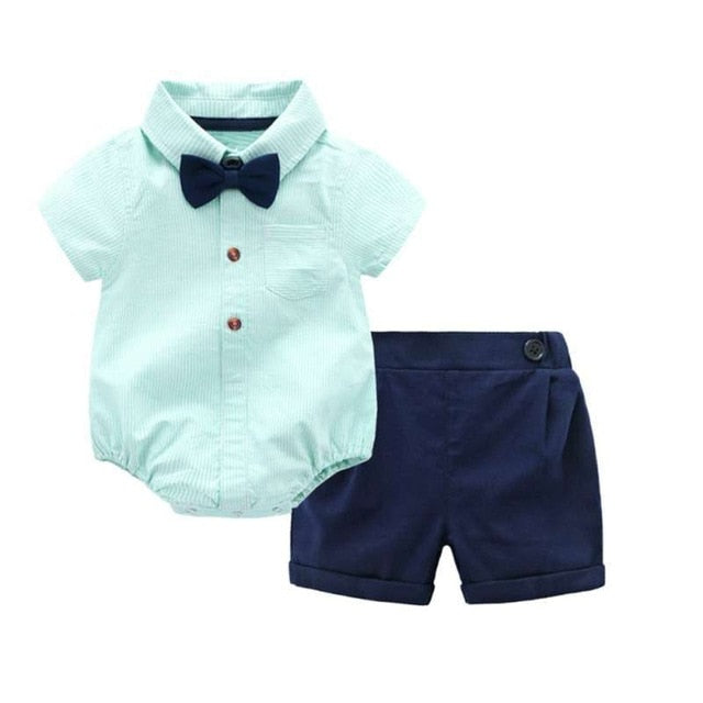 Newborn Baby Clothing Sets Summer Baby Boy Rompers Sets  Infant Boy T-shirts+Casual Shorts pants Outfits Sets Tracksuit