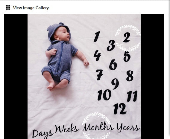 Newborn Baby Boys Girls Personalised Blanket Costume Photo Photography Props Baby Monthly Growth Blanket Photography Background