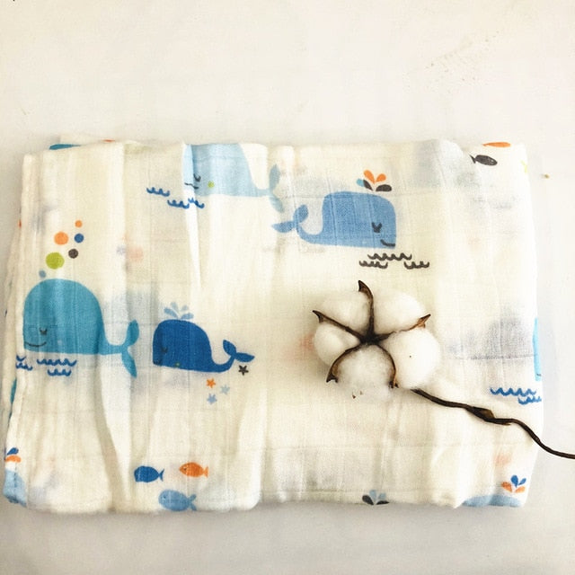 2019 Muslin blankets baby muslin blanket swaddle bamboo cotton Newborn Baby Bath Towel Swaddle Blankets MultiFunctions Baby Wrap