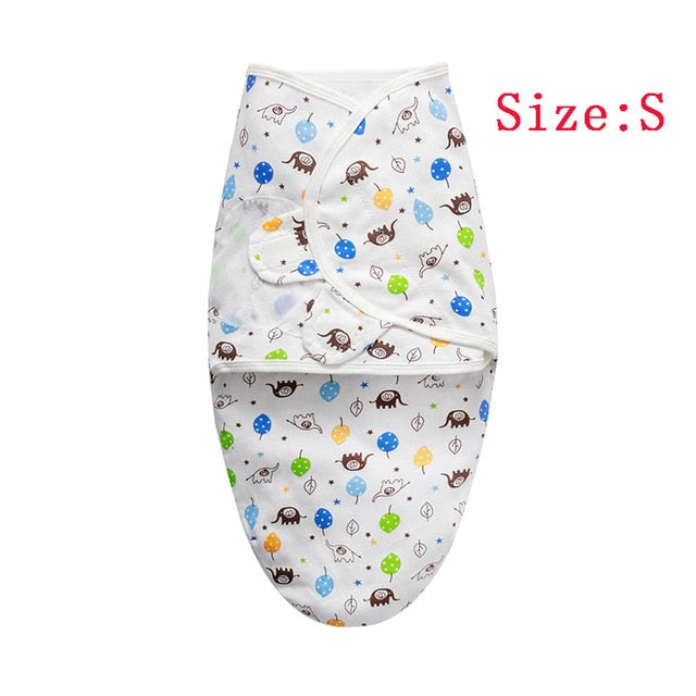 Babies Sleeping Bags Newborn Baby Cocoon Swaddle Wrap Envelope 100%Cotton 0-3 Months Baby Blanket Swaddling Wrap Sleepsack