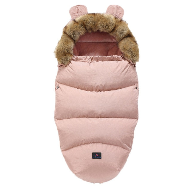 0-24M Baby Sleeping Bag Stroller Winter Windproof Thick Sleep sacks For Infant wheelchair envelopes newborns Cocoon For Newborns