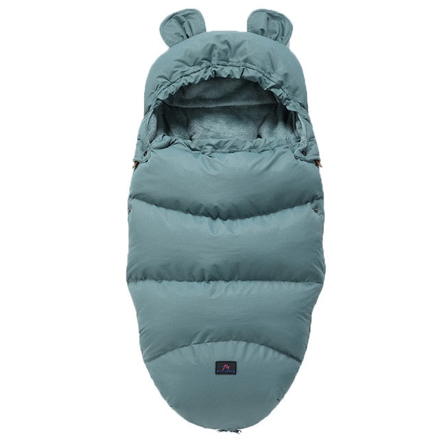 0-24M Baby Sleeping Bag Stroller Winter Windproof Thick Sleep sacks For Infant wheelchair envelopes newborns Cocoon For Newborns