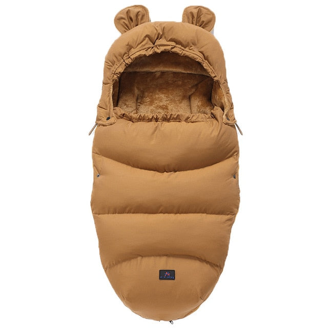 0-24M Baby Sleeping Bag Stroller Winter Windproof Thick Sleep sacks For Infant wheelchair envelopes newborns Cocoon For Newborns