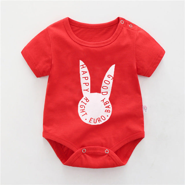 Newborn Baby Boys Girls Cartoon Cotton Bodysuit Infant Baby Bag Fart Sleeveless Vest Jumpsuit Summer Thin Penguin Pajamas Outfit